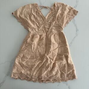 Amuse Society Moonrise Dress in Almond Cream Size Small